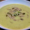 Velouté de courgettes douces, royal gala et[...]