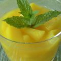 Verrines à la mangue et à la gelée d'orange