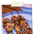 Brochettes de poulet grillé sauce yakitori,[...]