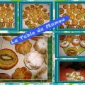 Petits gâteaux bananes, coco, citron et kiwis,[...]