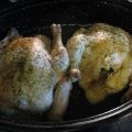 Poulet rôti au citron et au poivre