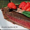 Tarte choco-fraises, Recette Ptitchef