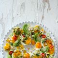 Notre salade oeufs et tomates