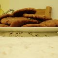 Biscuits arachides/tartinade au chocolat