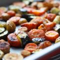 Légumes d'hiver rôtis au four