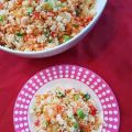 Salade de couscous et de crevettes