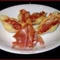 Conchiglies farcies au jambon cru et tomates[...]