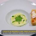 Mozzarella fumée, gaspacho de concombre au[...]