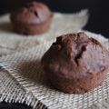 Muffins au chocolat noir et aux marrons