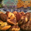 Madeleines Marbré e ao Chocolate / Madeleines[...]