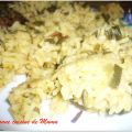 Risotto de courgettes au Curry