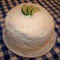 Gâteau Boule de Coco à la lime et au gingembre