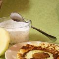 Pancakes salés aux pommes et au Comté