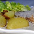 Rôti de porc aux pommes de terre