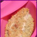 Crumble de saumon au parmesan