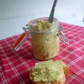 Rillettes de poulet aux épices douces.