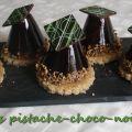 Cônes pistache-choco-noisette