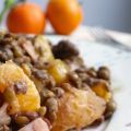 Potée de lentilles vertes, rutabaga, jambon et[...]