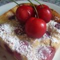 Clafoutis aux cerises fondant et croustillant,[...]