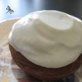 Cupcake aux bananes, glaçage au fromage