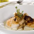 Coquilles St Jacques aux oignons et champignons