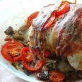 Chou fleur au lard et herbes