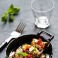 Roulés d'aubergine à la mozzarella