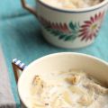 Soupe bretonne au lait et aux oignons