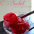 Sorbet aux groseilles rouges...