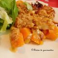 Crumble de butternut au fromage de chèvre