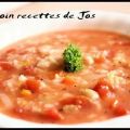 Soupe riz et tomates, Recette Ptitchef