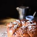 Brioche à la cannelle et aux raisins secs