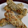 Bâtonnets d'églefin panés aux graines