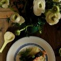 Saumon poêlé peau croustillante, salade de[...]