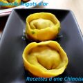 Raviolis lingots d'or 金元宝饺子 jīnyuánbǎo jiǎozi