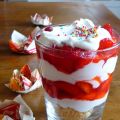 verrine de fraises au mascarpone