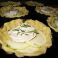 Tarte chèvre courgette