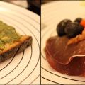 Tartine au pesto de sésame