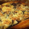 Tarte fine aux aubergines