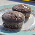 Gâteau au chocolat enrobage chocolat blanc