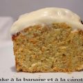 Cake à la banane et à la carotte