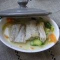Cocotte de colin au légumes et au lait de coco