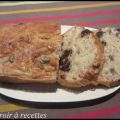 Cake aux olives, jambon et champignons