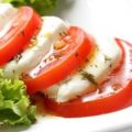 Salade de tomates à la mozzarella