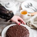 Fondant au chocolat et lentilles vertes