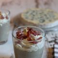 Cappuccino de lentilles et Fourme d'Ambert