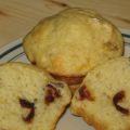 Muffins aux bananes, dattes et crème sûre