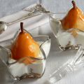 Coupe de poires crème caramel au beurre salé