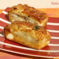 Petits cakes tomate séchées, basilic et feta
