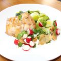 Cabillaud noir (sauce miso-miel-sésame), radis,[...]